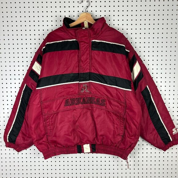 STARTER | Jackets & Coats | Arkansas Razorback Starter Puffer Jacket Xl ...